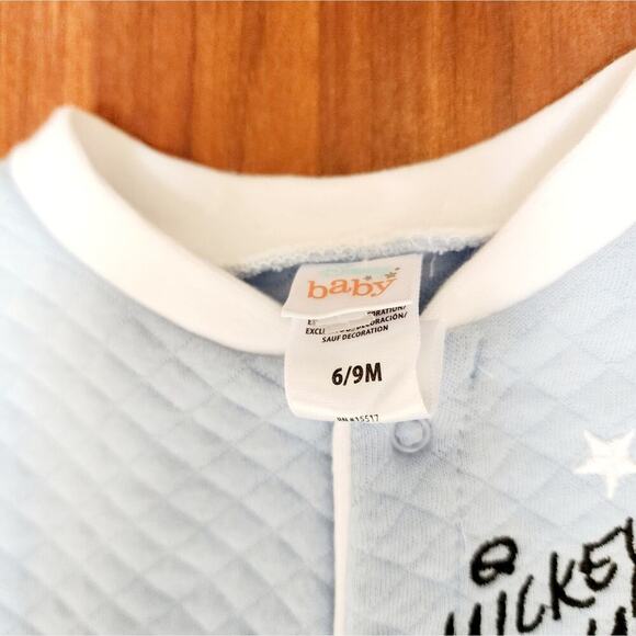 DISNEY BABY BOY SLEEPER MICKEY SIZE 6-9 MONTHS NEW - Picture 3 of 4